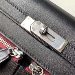 Replica Hermes Black Colorblock Kelly 32 Bag