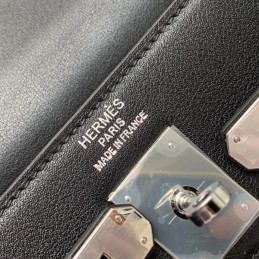 Replica Hermes Black Colorblock Kelly 32 Bag