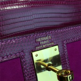 Replica Hermes Fuchsia Kelly 28 Gold Hardware Bag