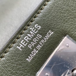 Replica Hermes Brown Green Colorblock Kelly 32 Bag