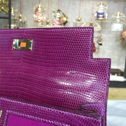 Replica Hermes Fuchsia Kelly 28 Gold Hardware Bag