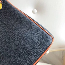 Replica Hermes Black Yellow Kelly 25 Crocodile Leather Bag