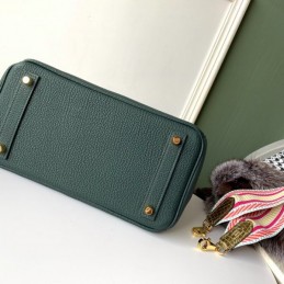 Replica Hermes Dark Green Crocodile Leather Birkin 25 Bag
