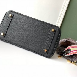 Replica Hermes Black Crocodile Leather Birkin 25 Bag