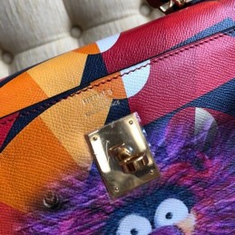 Replica Hermes Multicolor Monster Print Kelly 32 Bag