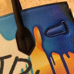 Replica Hermes Black Pop Rocks Birkin 30 Bag