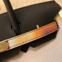 Replica Hermes Black Pop Rocks Birkin 30 Bag