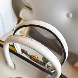 Replica Hermes White Dragon Print Birkin 30 Bag
