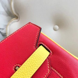 Replica Hermes Yellow Dragon Print Birkin 30 Bag