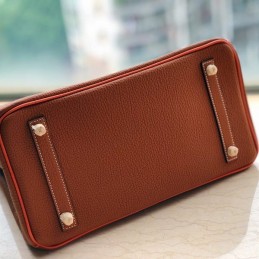 Replica Hermes Orange Pink Crocodile Leather Birkin 30 Bag
