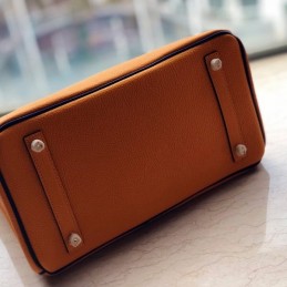 Replica Hermes Orange Pink Blue Crocodile Leather Birkin 30 Bag