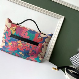 Replica Hermes Multicolor Print Kelly 2424 29 Bag