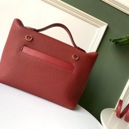Replica Hermes Red Kelly 2424 29 Gold Hardware Bag