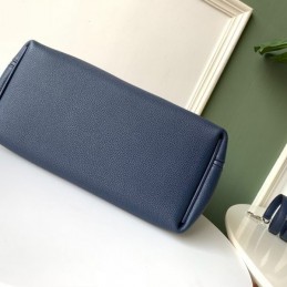 Replica Hermes Navy Blue Kelly 2424 29 Palladium Bag