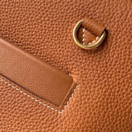 Replica Hermes Orange Kelly 2424 29 Gold Hardware Bag