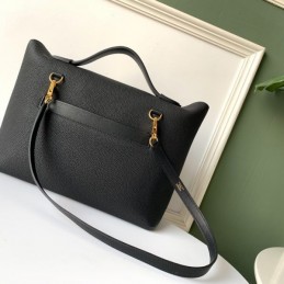 Replica Hermes Black Kelly 2424 29 Gold Hardware Bag