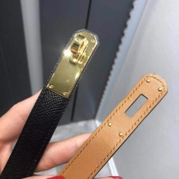 Replica Hermes Multicolor Leather H Buckle Belt Set