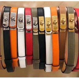 Replica Hermes Multicolor Leather H Buckle Belt Set