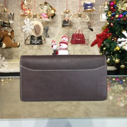 Replica Hermes Gray Constance Long Wallet