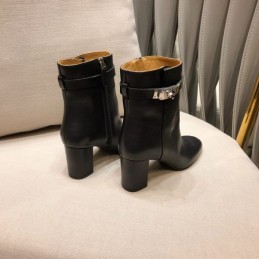 Replica Hermes Black Heeled Ankle Boot