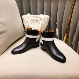 Replica Hermes Black Cuff Ankle Boot