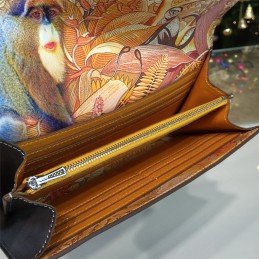 Replica Hermes Gray Constance Long Wallet