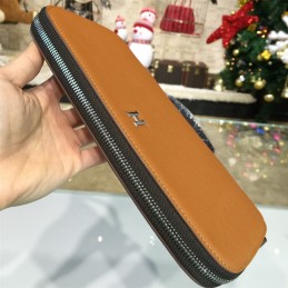 Replica Hermes Tan H Leather Wallet