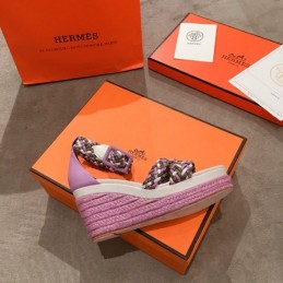 Replica Hermes Beige Multicolor Strap Sandal