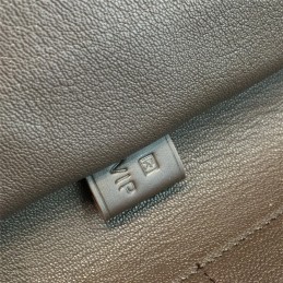 Replica Hermes Burgundy H Leather Wallet