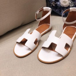 Replica Hermes Brown White H Sandal
