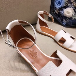 Replica Hermes Brown White H Sandal