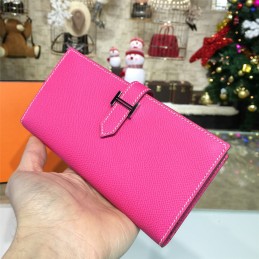 Replica Hermes Pink Bearn Wallet