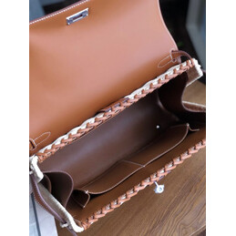 Replica Hermes Brown Wicker Kelly Picnic 35 Bag