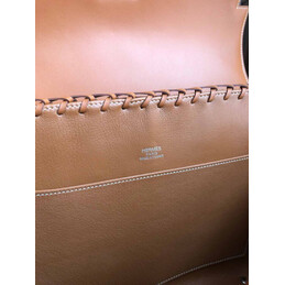 Replica Hermes Brown Wicker Kelly Picnic 35 Bag