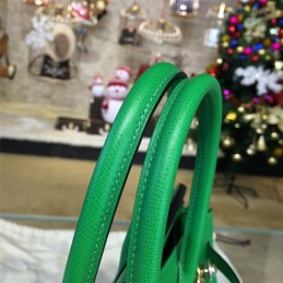 Replica Hermes Green Birkin 35 Bag Silver Chain