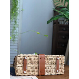 Replica Hermes Brown Wicker Kelly Picnic 35 Bag