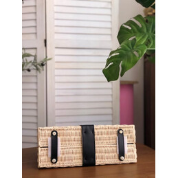 Replica Hermes Black Wicker Kelly Picnic 35 Bag