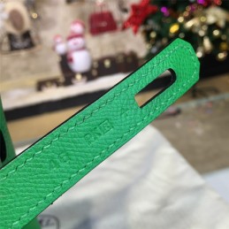 Replica Hermes Green Birkin 35 Bag Silver Chain