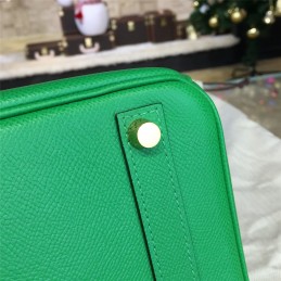 Replica Hermes Green Birkin 35 Bag Silver Chain