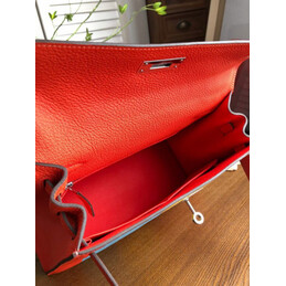 Replica Hermes Red Yellow Colorblock Kelly 28 Bag
