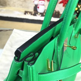 Replica Hermes Green Birkin 35 Bag Silver Chain