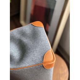 Replica Hermes Brown Gray Birkin 40 Bag