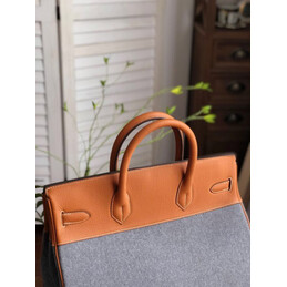 Replica Hermes Brown Gray Birkin 40 Bag
