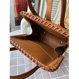 Replica Hermes Tan Wicker Bolide Picnic 24 Bag