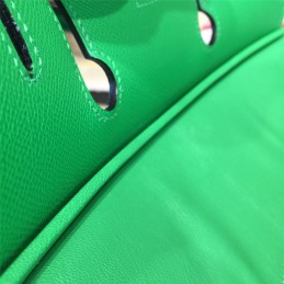 Replica Hermes Green Birkin 35 Bag Silver Chain