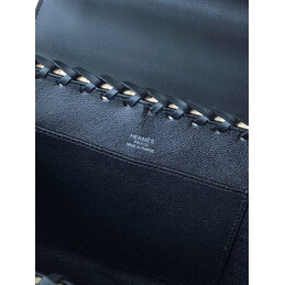 Replica Hermes Black Wicker Kelly Picnic 20 Bag