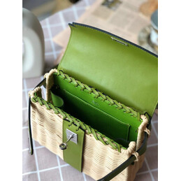 Replica Hermes Green Wicker Kelly Picnic 20 Bag