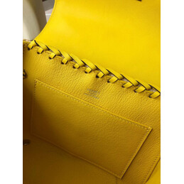 Replica Hermes Yellow Wicker Kelly Picnic 20 Bag