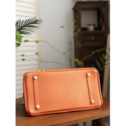 Replica Hermes Tan Yellow Stripe Birkin 35 Bag