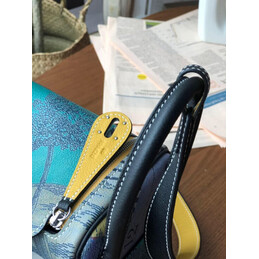 Replica Hermes Gray Green Print Lindy 26 Bag